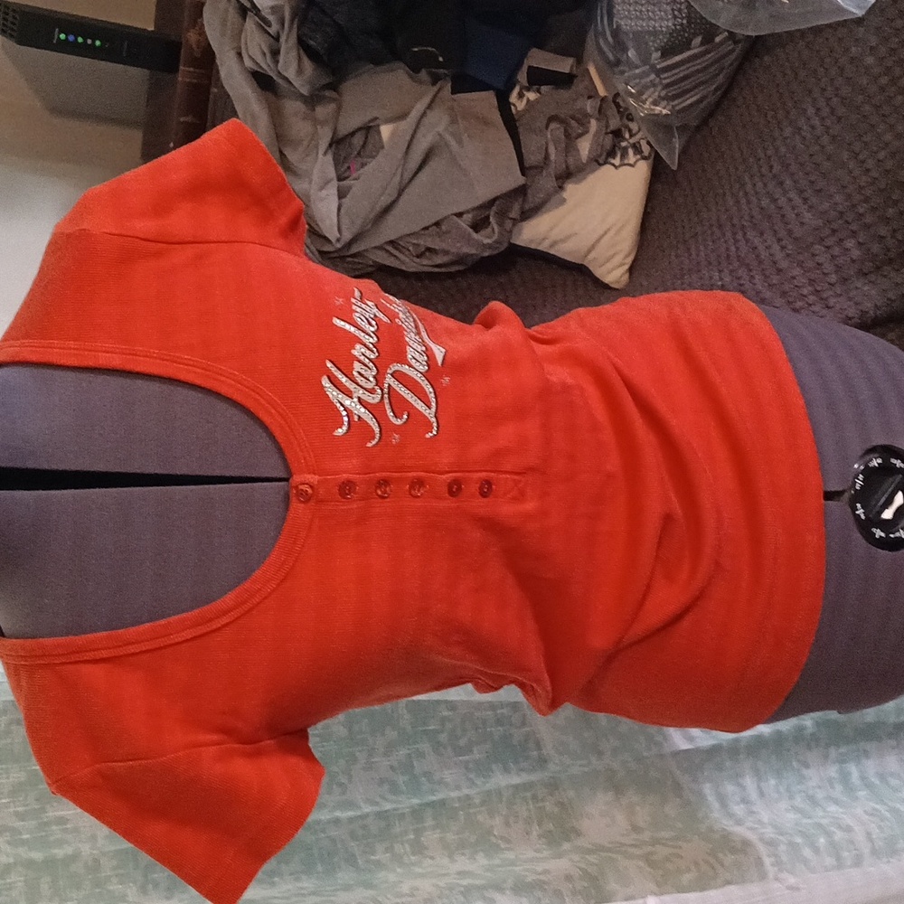 Harley-davidson Short sleeve top🧡